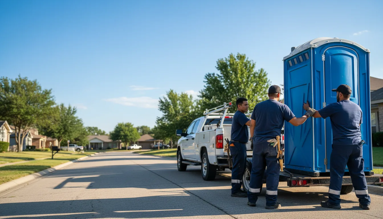 Portable Toilet Rental in Goodrich, TX near me